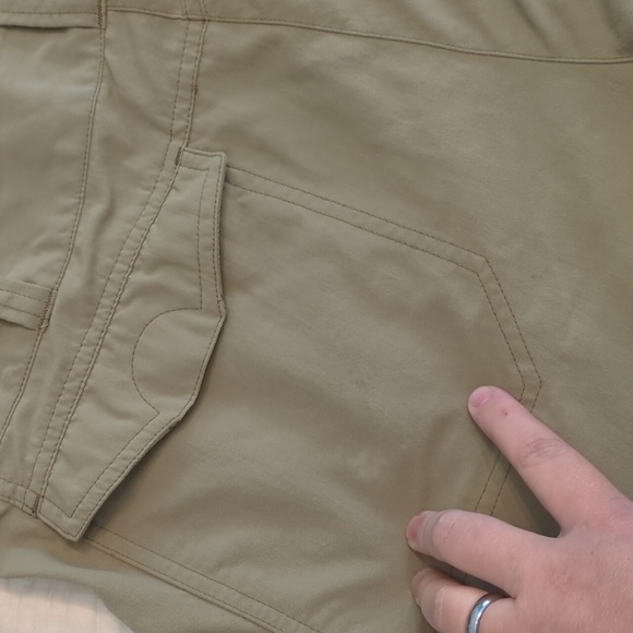 Insect Repellent Cargo Pants Women's Sz 16  EXOFFICIO Outdoor Camping Safari - Picture 6 of 9